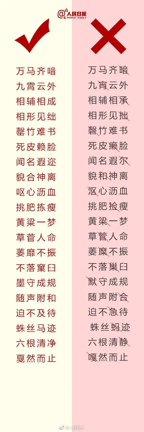 错别字