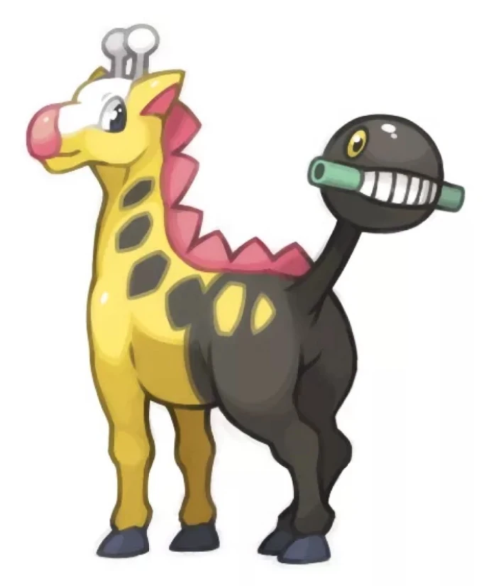 203·麒麟奇(原型·长颈鹿) "长颈宝可梦·食草属性"