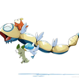 206·土龙节节(原型·野槌蛇) "地蛇宝可梦·天恩属性"