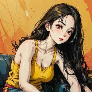 动漫女头唯美头像可爱头像手绘女头