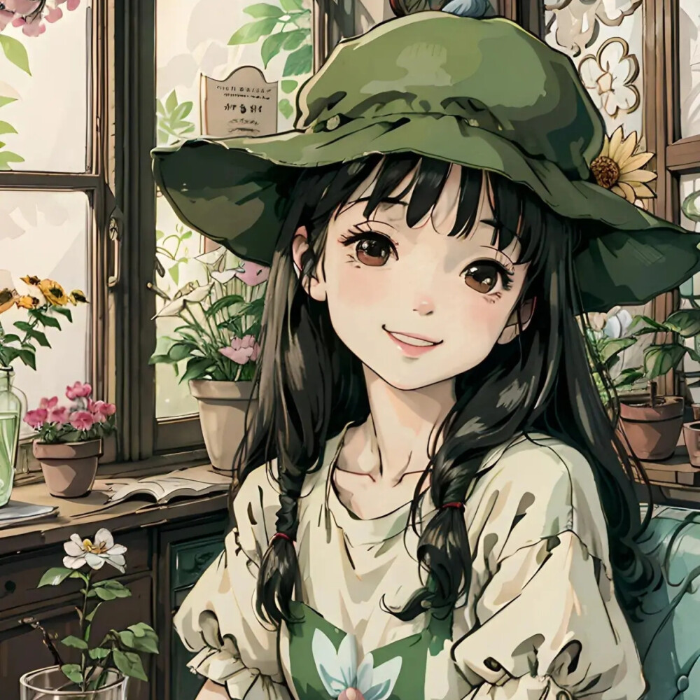 动漫女头唯美头像可爱头像手绘女头