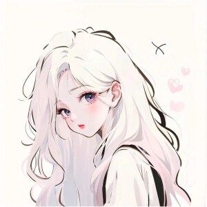 动漫女头唯美头像可爱头像手绘女头