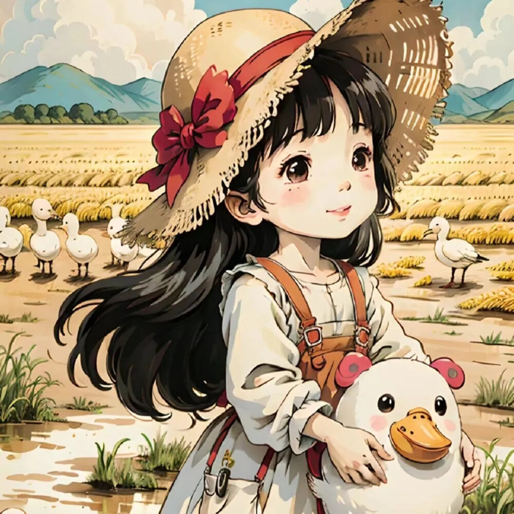 动漫女头唯美头像可爱头像手绘女头