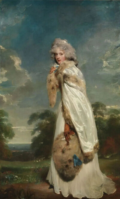 Elizabeth Farren（伊莉莎白·法伦）/ Thomas Lawrence / 1789 绘 / 现存于美国 THE MET / 此幅作品令托马斯意外走红当时“娱乐圈”。