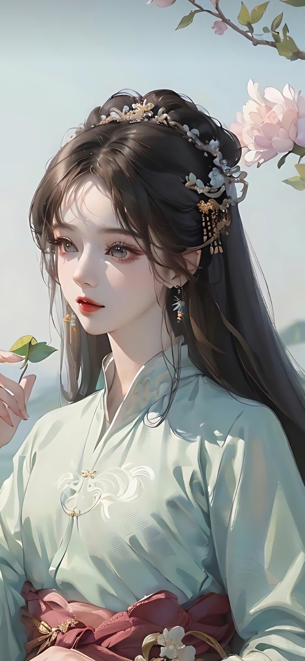 “我的月亮永悬不落。”
女头，侵权删