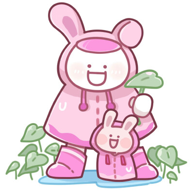 小蓝 雨衣