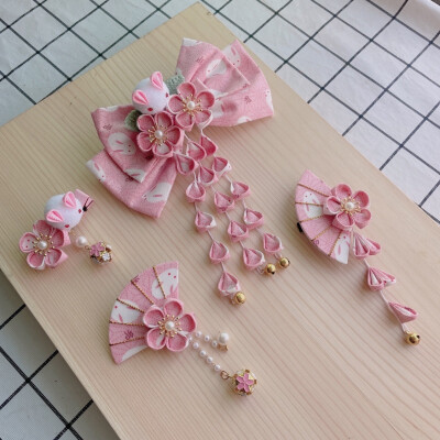 可爱的和风髮饰