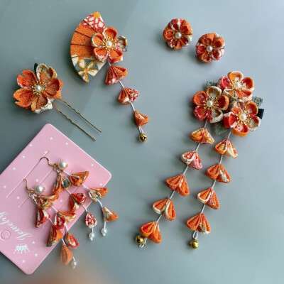 可爱的和风髮饰