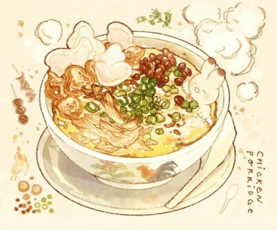 美食插画