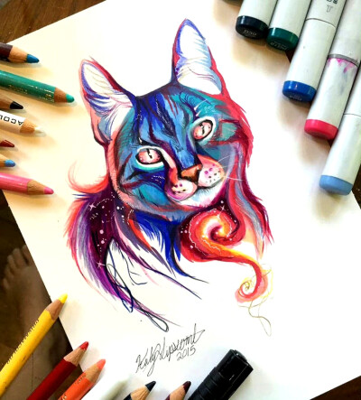 动物插画师Katy Lipscomb ​​​