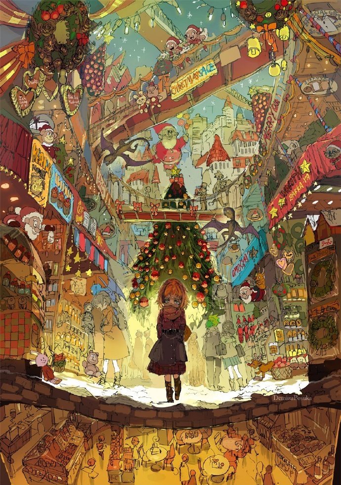 出水ぽすか 插画