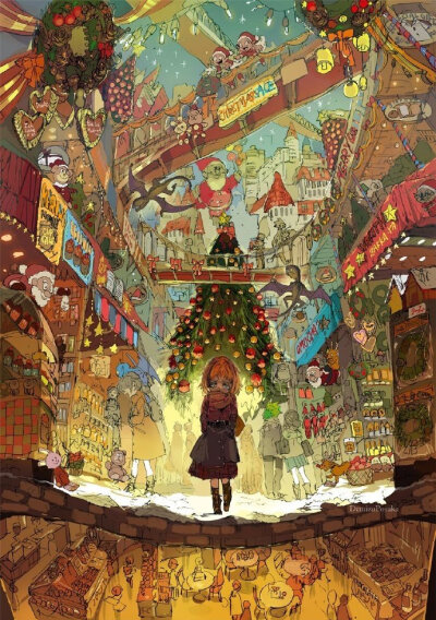 出水ぽすか 插画