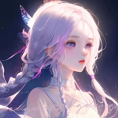 紫色女头，侵权删