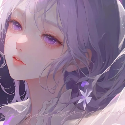 紫色女头，侵权删