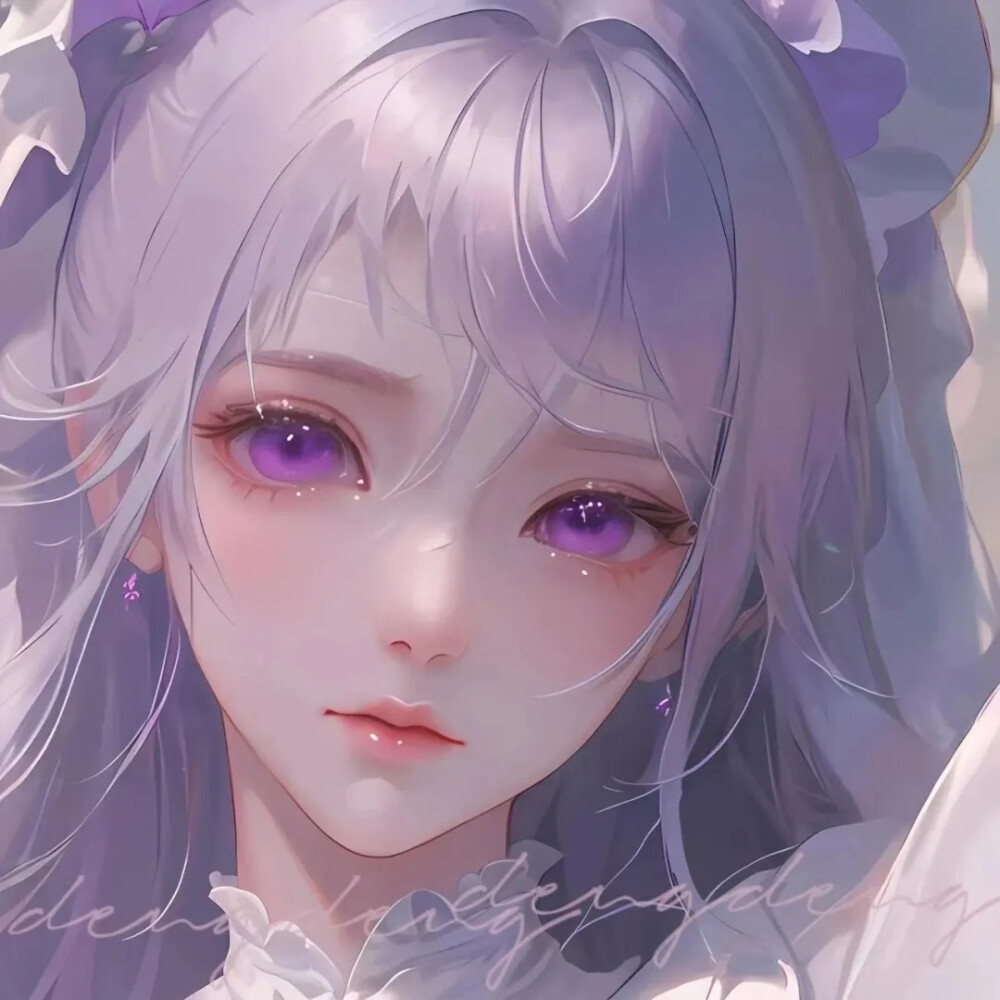 紫色女头，侵权删
