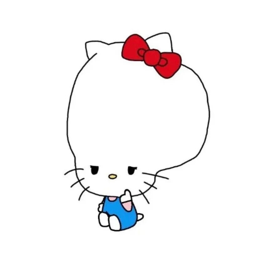 女生头像 HelloKitty 搞怪头像 白底头像