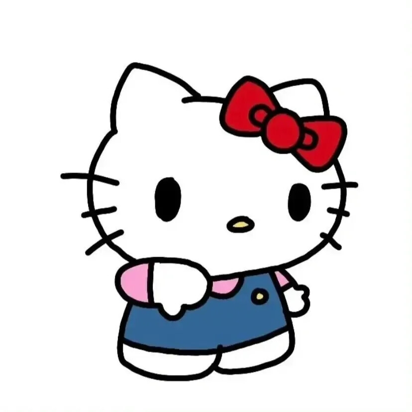 女生头像 HelloKitty 搞怪头像 白底头像