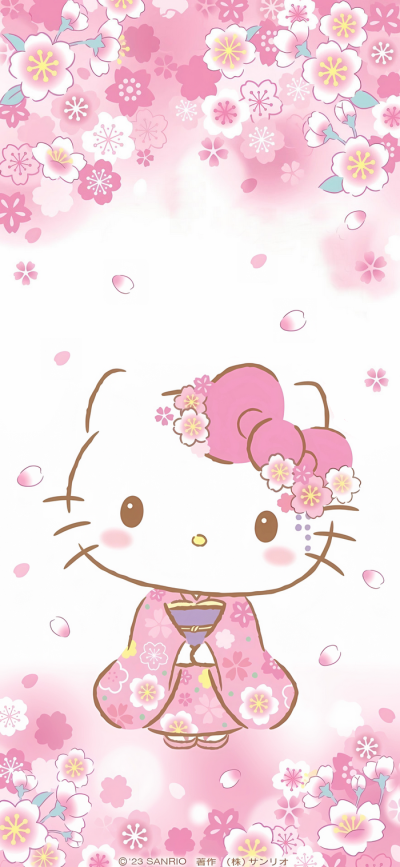 iPhone壁纸 sanrio kitty 一颗酸苹果的壁纸库