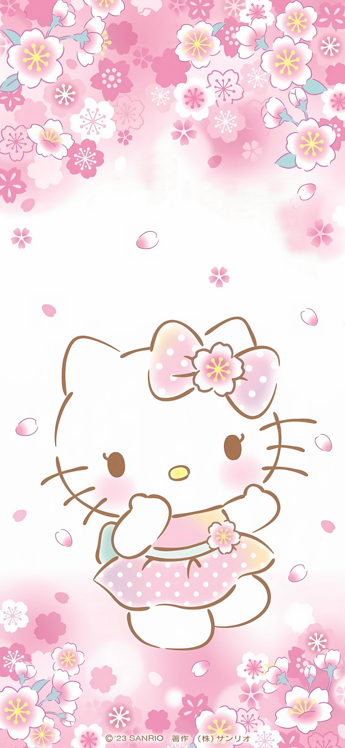 iPhone壁纸 sanrio kitty 一颗酸苹果的壁纸库