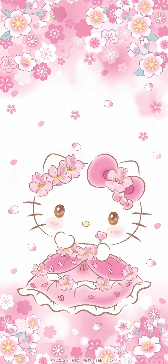 iPhone壁纸 sanrio kitty 一颗酸苹果的壁纸库