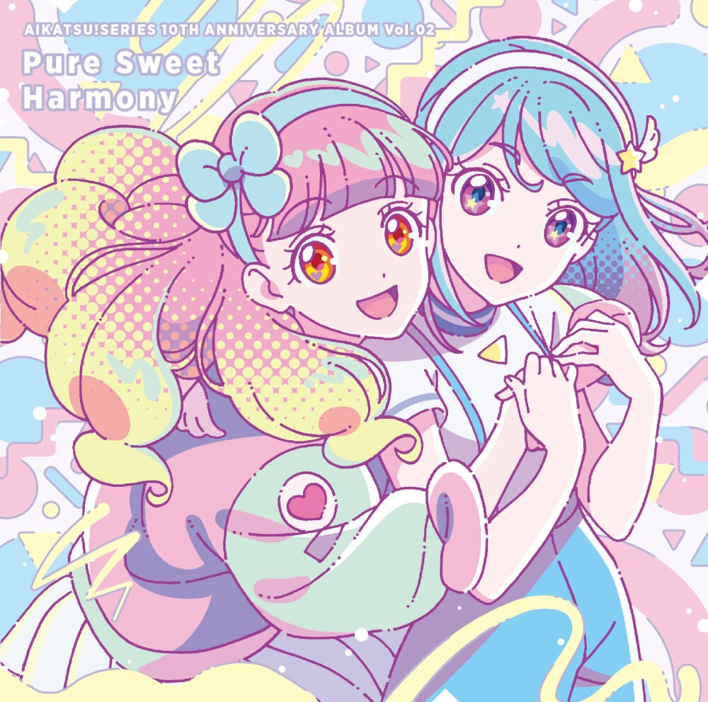 10周年CD的名称
「Ring Ring Carnival」
「Pure Sweet Harmony」
「Mellow Tears Rhythm」
「Rainbow Canvas」
「Drawing Dreaming」
「Flap Top Future」
「Cosmic Dreamer」
「KIRA KIRA LUMINARIE」
「VERY MANY SEASONING」
「Powa×PuRi×Party♪♪♪」
「TRi-AGAIN」
「Soleil Rising」​