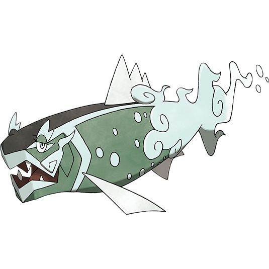 568.野蛮鲈鱼2(幽尾玄鱼) 水属性~波动冲
原型: 远东哲罗鱼