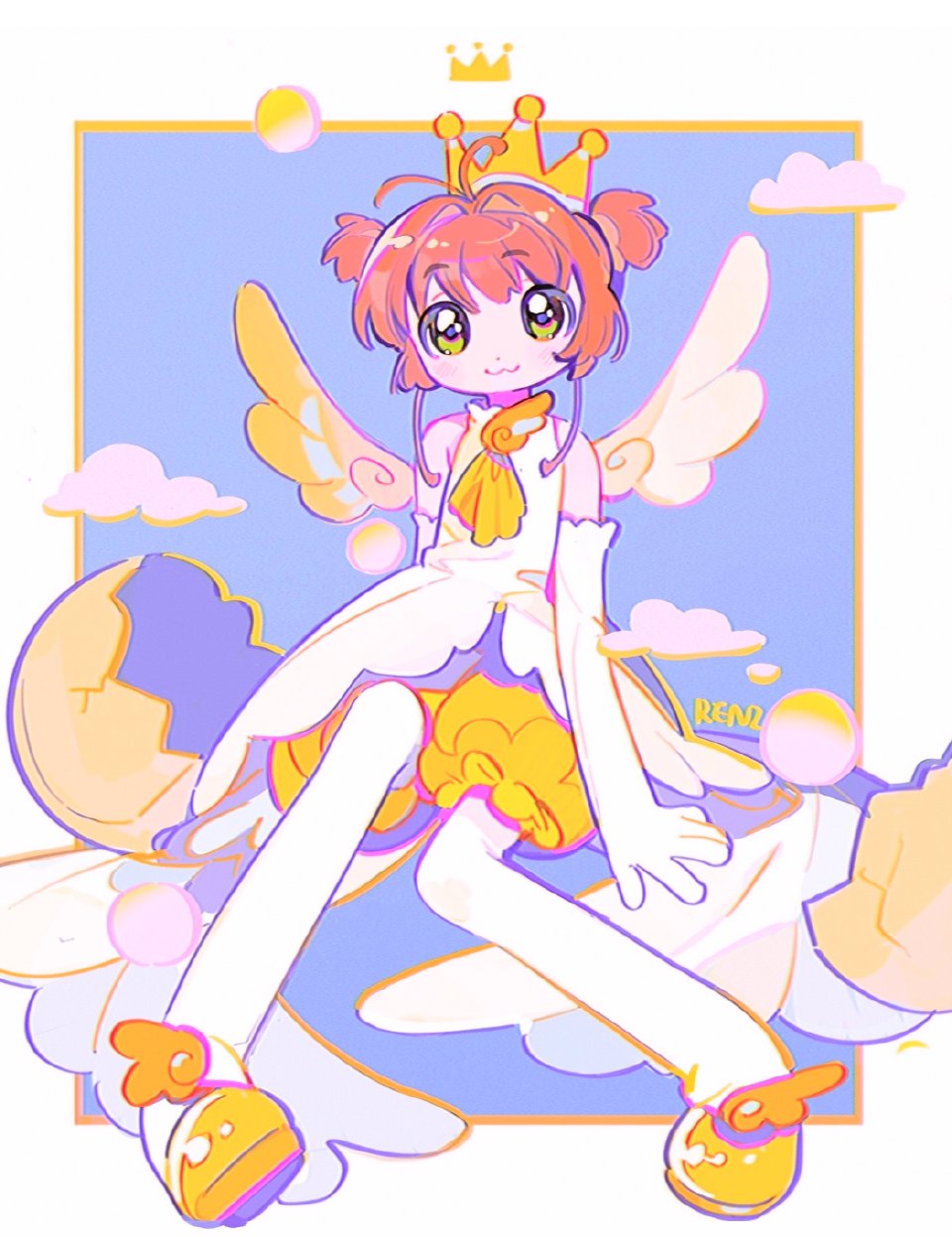插画精选丨画师：-RENZ-