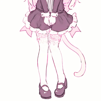 是少女心啦！：软妹头像(◕ω<)☆出自:暗黑可可