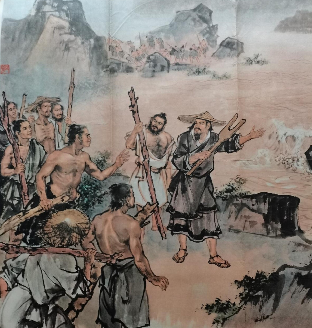 刘旦宅——大禹治水 - 高清图片，堆糖，美图壁纸兴趣社区