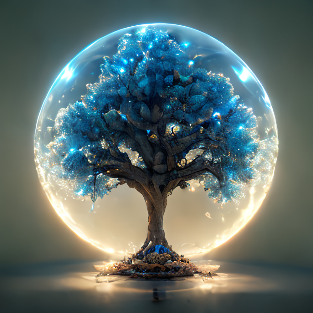 水晶球-树