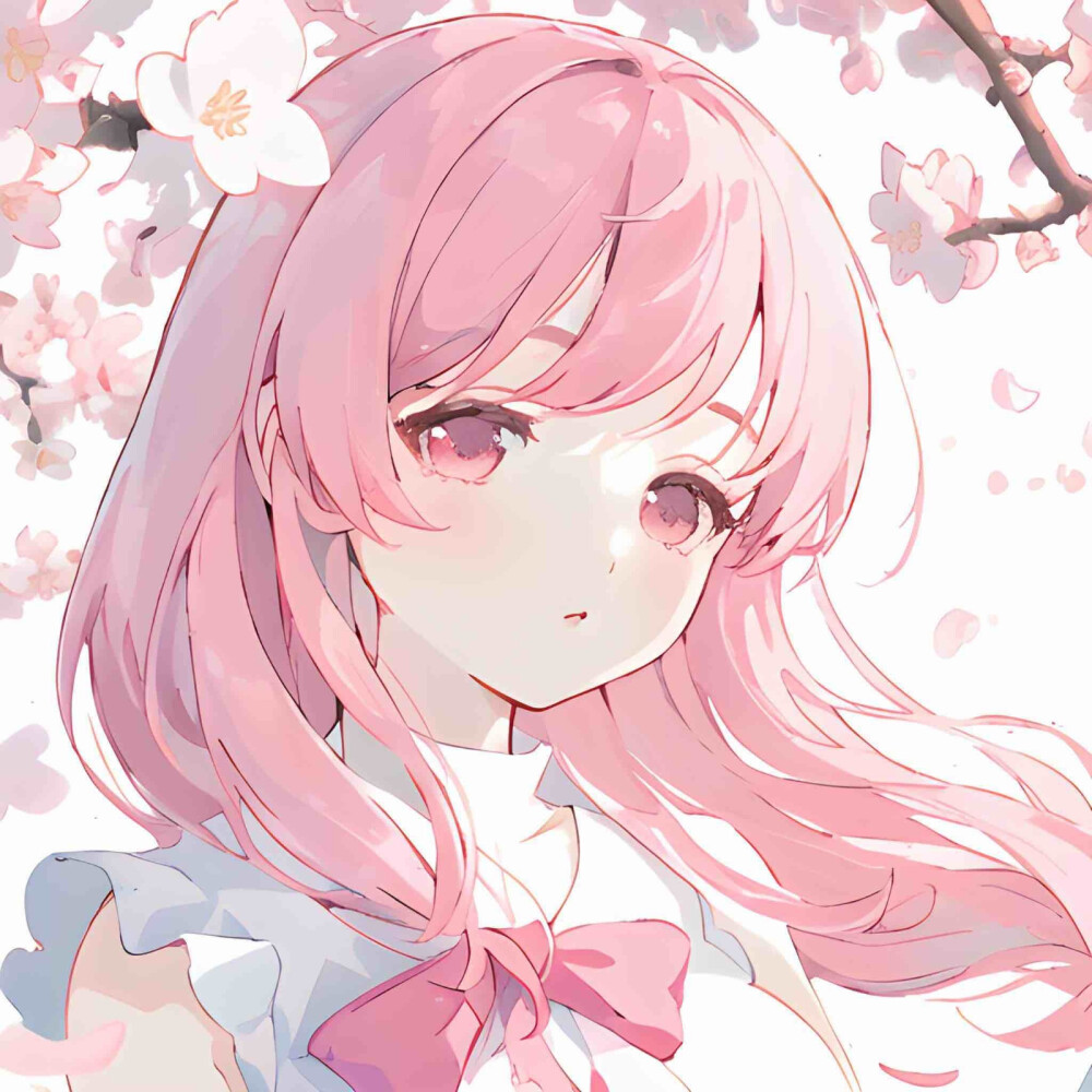 粉色系动漫头像