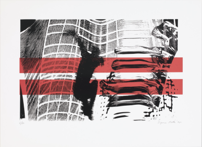 西格玛·波尔克（Sigmar Polke）《第二个案例》（Der zweite Fall），丝网印刷，1995年