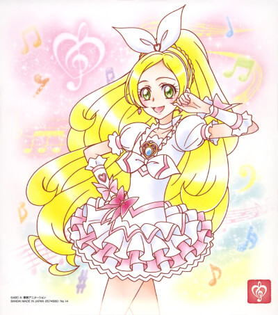 光之美少女色纸
