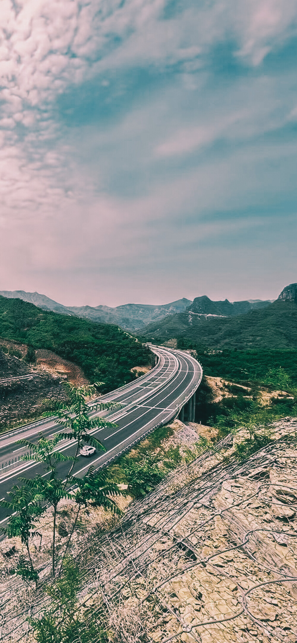 山脉 风景 公路 美图 人物 蒲公英 山野 旅游