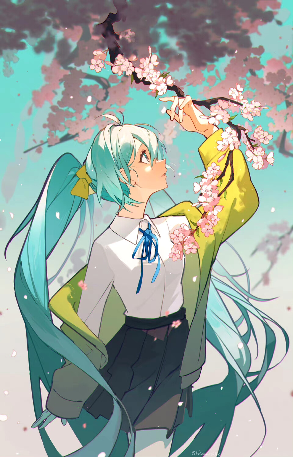 #初音未来# 画师：花本
