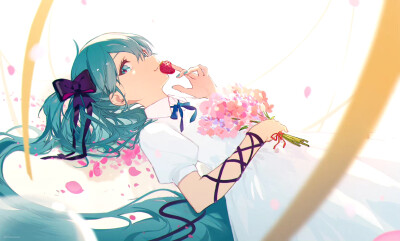 #初音未来# 画师：花本
