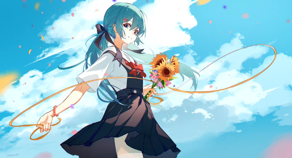#初音未来# 画师：花本
