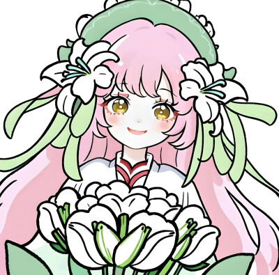 捧花女头