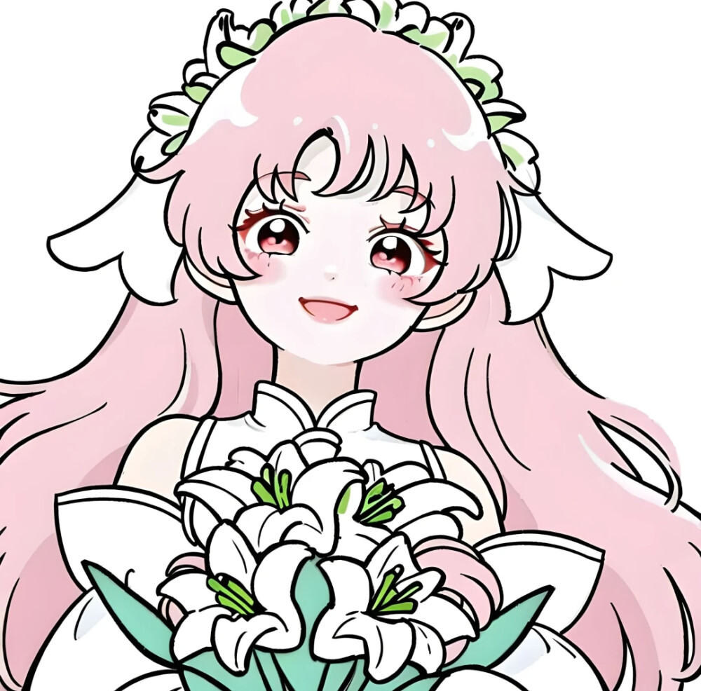 捧花女头