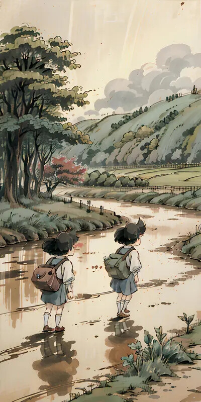 蔚蓝的天空覆盖着这五彩缤纷的世界，人生的道路犹如那一抹抹阳光的沐浴，沐浴在那平坦、崎岖的道路上