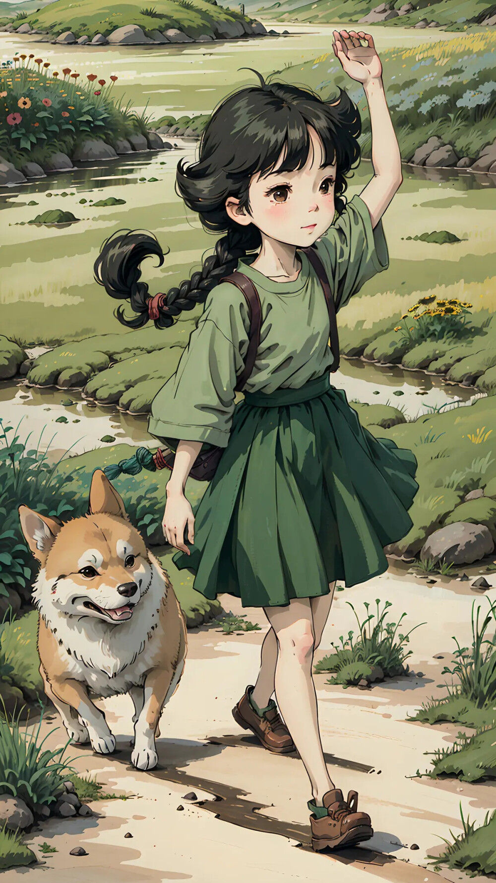 蔚蓝的天空覆盖着这五彩缤纷的世界，人生的道路犹如那一抹抹阳光的沐浴，沐浴在那平坦、崎岖的道路上