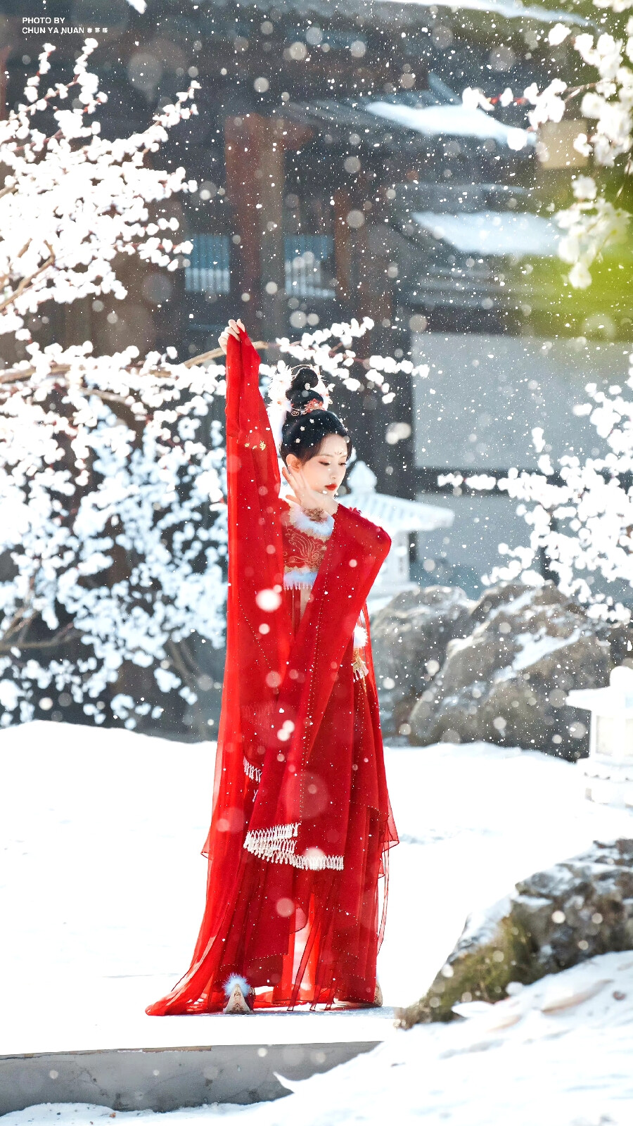 孟子义 / 花琉璃轶闻 花琉璃
雪中起舞
cr@春芽暖
#孟子义花琉璃红衣舞# ​​​