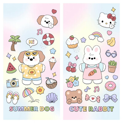 小动物壁纸～
画师：阿拉蕾爱做图