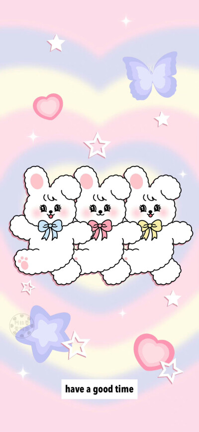 小动物壁纸～
画师：阿拉蕾爱做图