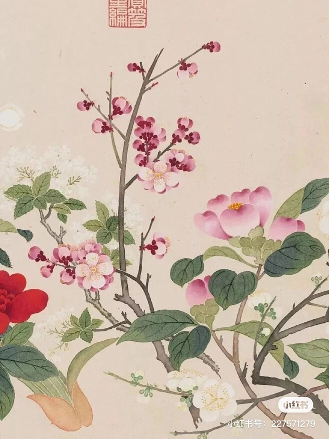 疏影横斜水清浅，暗香浮动月黄昏。——林逋《山园小梅·其一》 - 高清图片