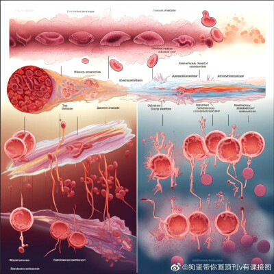 AI生成一组奇奇怪怪的解剖图，为医学科研人员提供一些绘图的参考方案虽然它是生成的，但是也有很多可取之处，也可以拿来做参考，为自己的文章进行配色能让我们发现更多有趣的好玩的表现艺术特色，图形应该与传达的信…