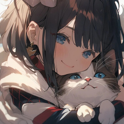 少女与猫