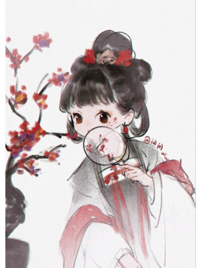 Q版古风少女插画
画师：问问