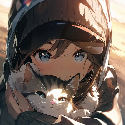 少女与猫