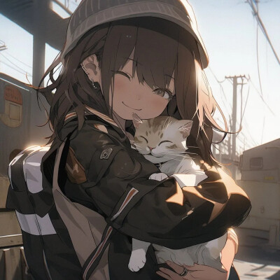 少女与猫